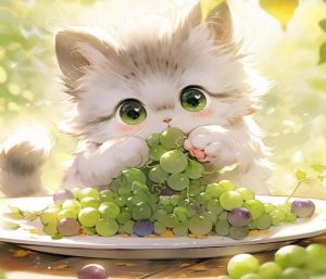 Ảnh con mèo anime dễ thương