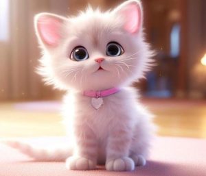Ảnh con mèo chibi đáng yêu