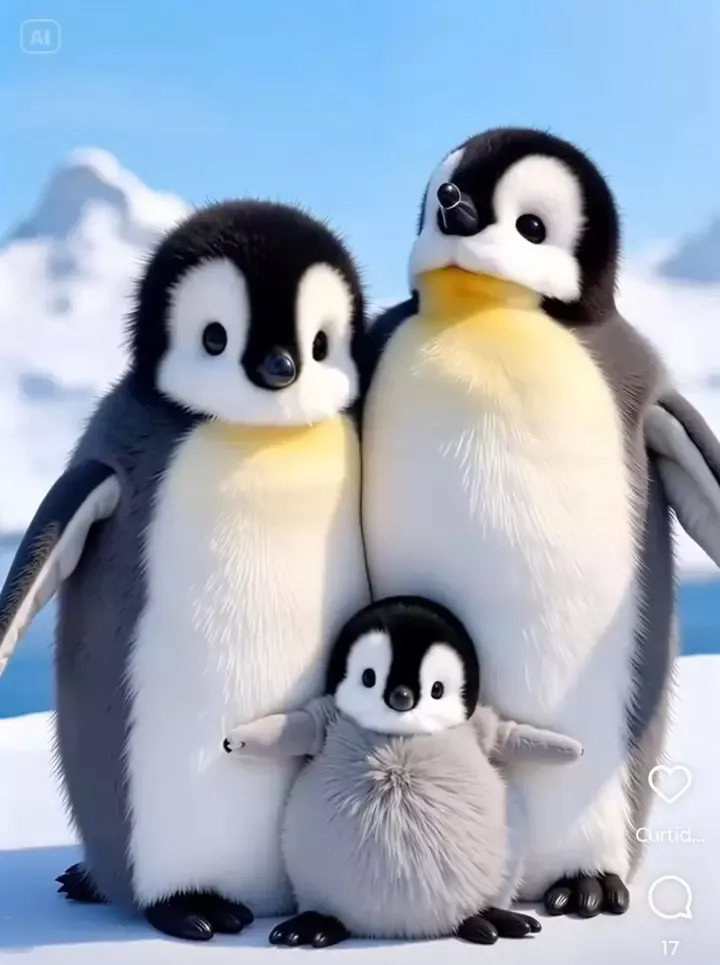 Ảnh chim cánh cụt cute ngoài đời thực