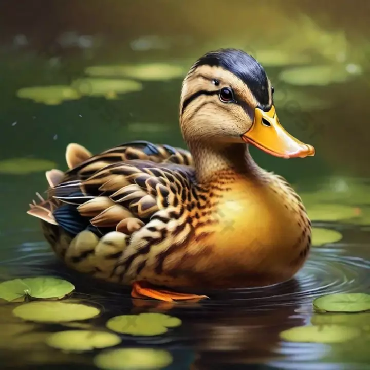 Hình ảnh vịt cute cho Facebook, TikTok