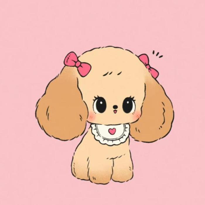 Ảnh đại diện chó chibi cute
