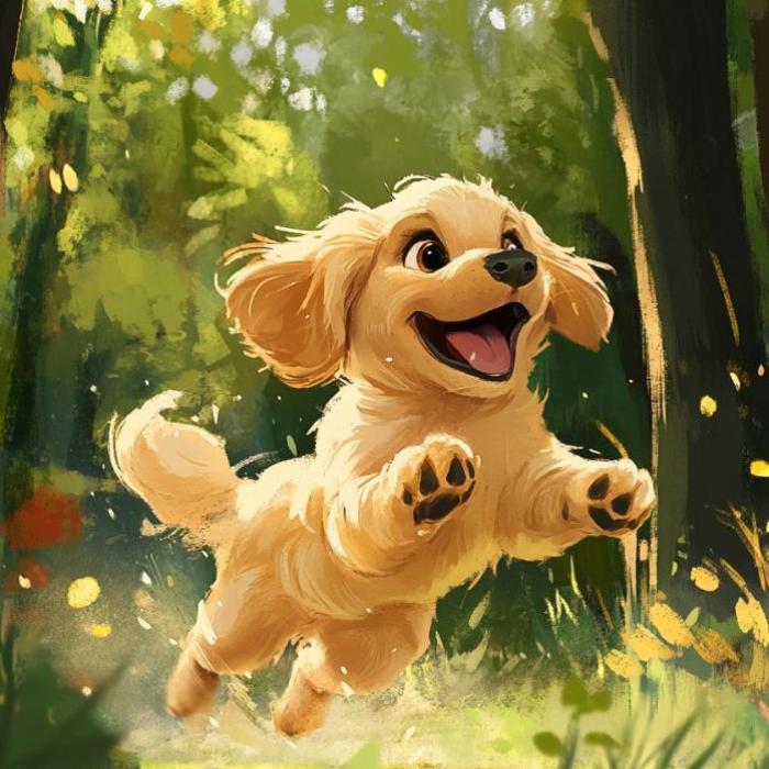 Ảnh đại diện chó chibi cute