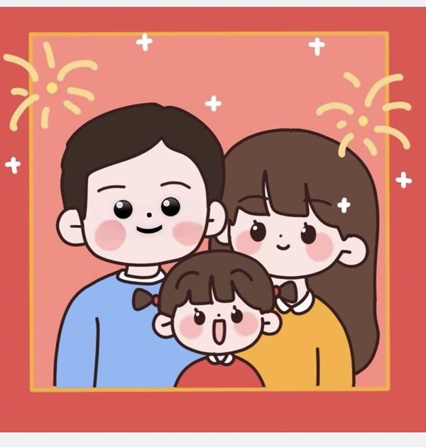 Avatar gia đình 4 người ngày tết