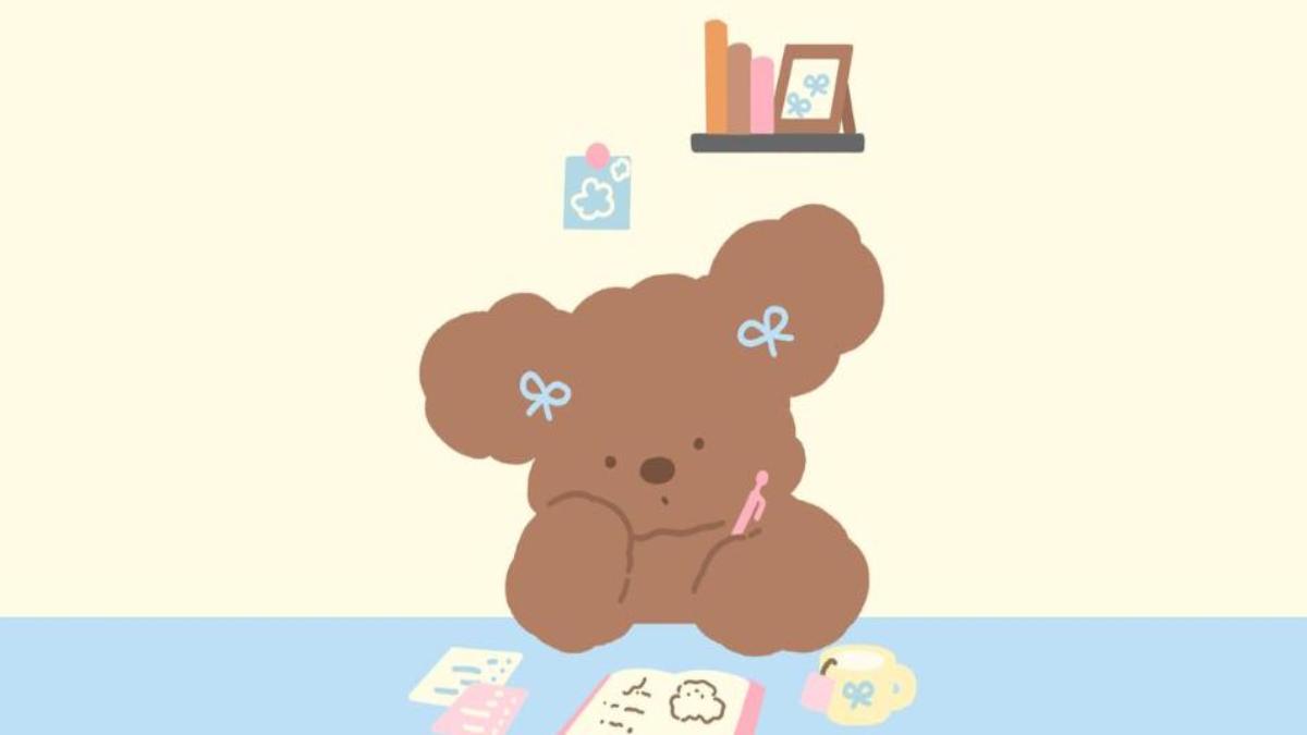 Hình nền máy tính ảnh chó cún cute 